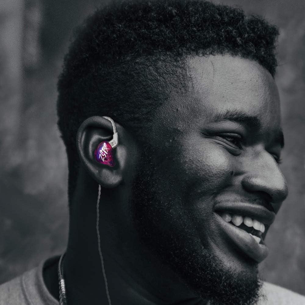 KZ ZST X Hybrid In-Ear Headphones - Purple